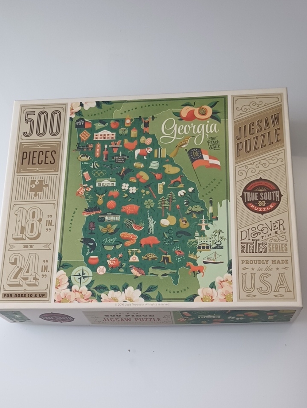 Georgia Jigsaw Puzzle True South Discover The States TSDTS04 653341297402